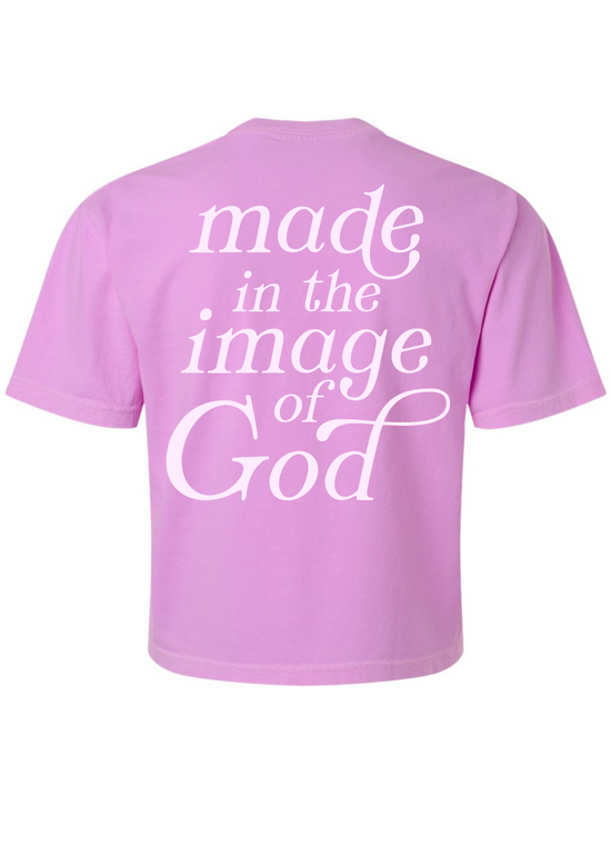 Image of God | Mom Crop | Adult Tee-Sister Shirts-Sister Shirts, Cute & Custom Tees for Mama & Littles in Trussville, Alabama.