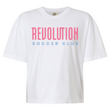 Revolution Soccer | Mom Crop Tee-Womens - Tops - Tees-Sister Shirts-Sister Shirts, Cute & Custom Tees for Mama & Littles in Trussville, Alabama.