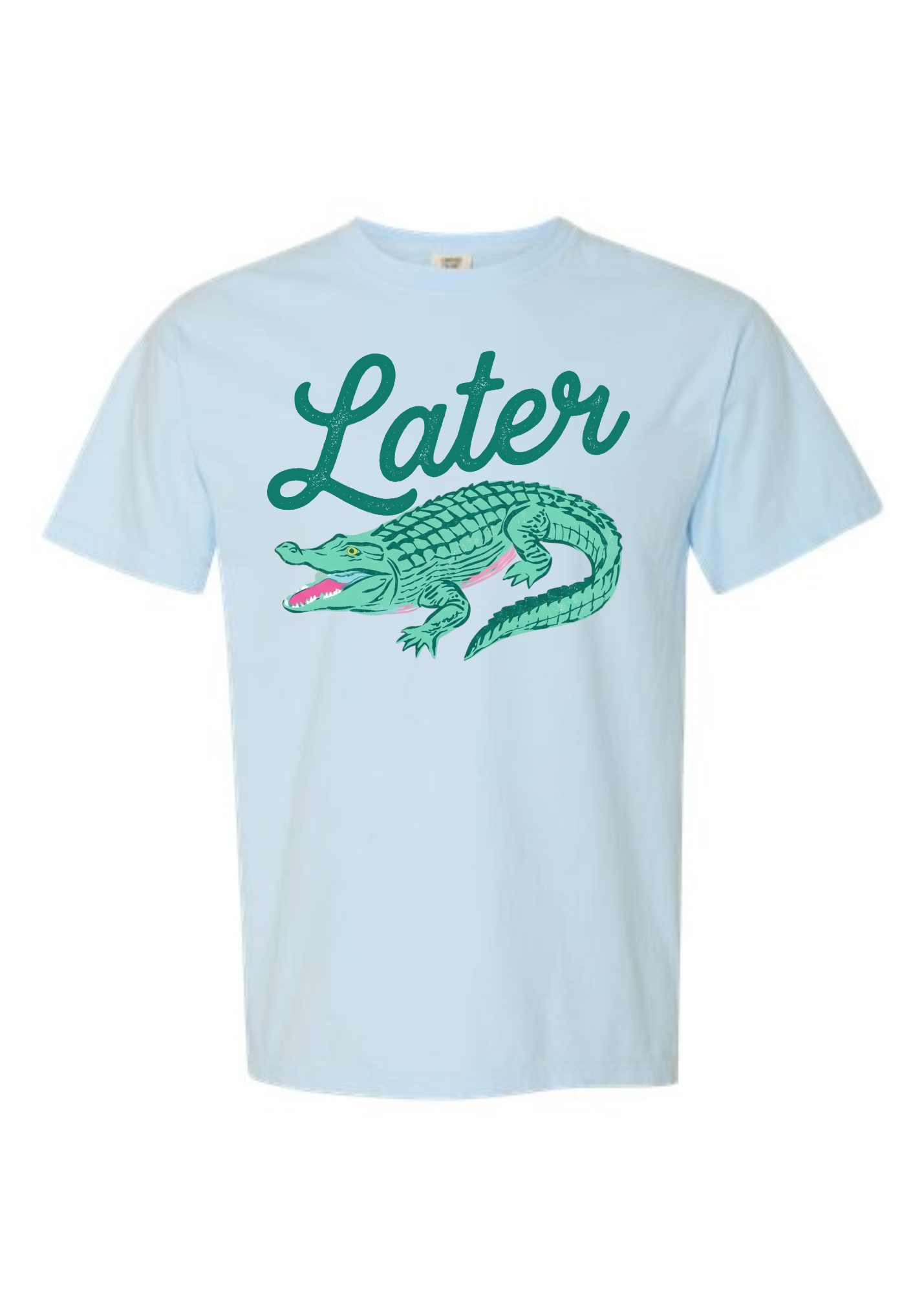 Later Gator | Adult Garment Dyed Tee | RTS-Sister Shirts-Sister Shirts, Cute & Custom Tees for Mama & Littles in Trussville, Alabama.