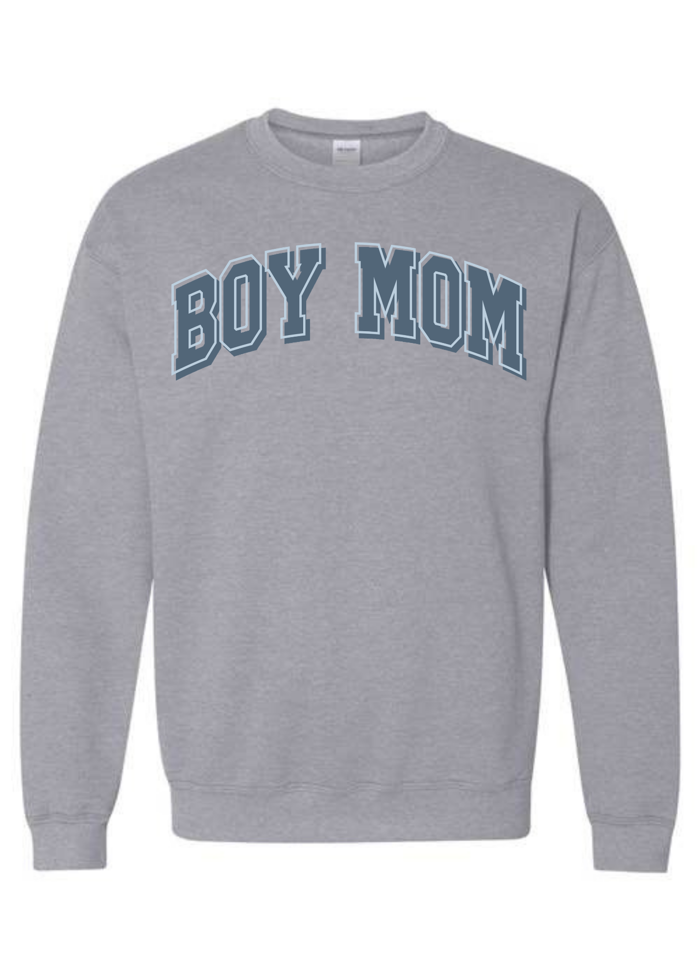 Boy Mom | Adult Crewneck | RTS-Womens - Tops - Sweatshirts-Sister Shirts-Sister Shirts, Cute & Custom Tees for Mama & Littles in Trussville, Alabama.