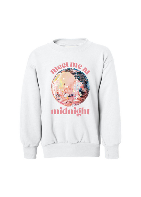 Meet Me at Midnight | Kids Crewneck-Sister Shirts-Sister Shirts, Cute & Custom Tees for Mama & Littles in Trussville, Alabama.