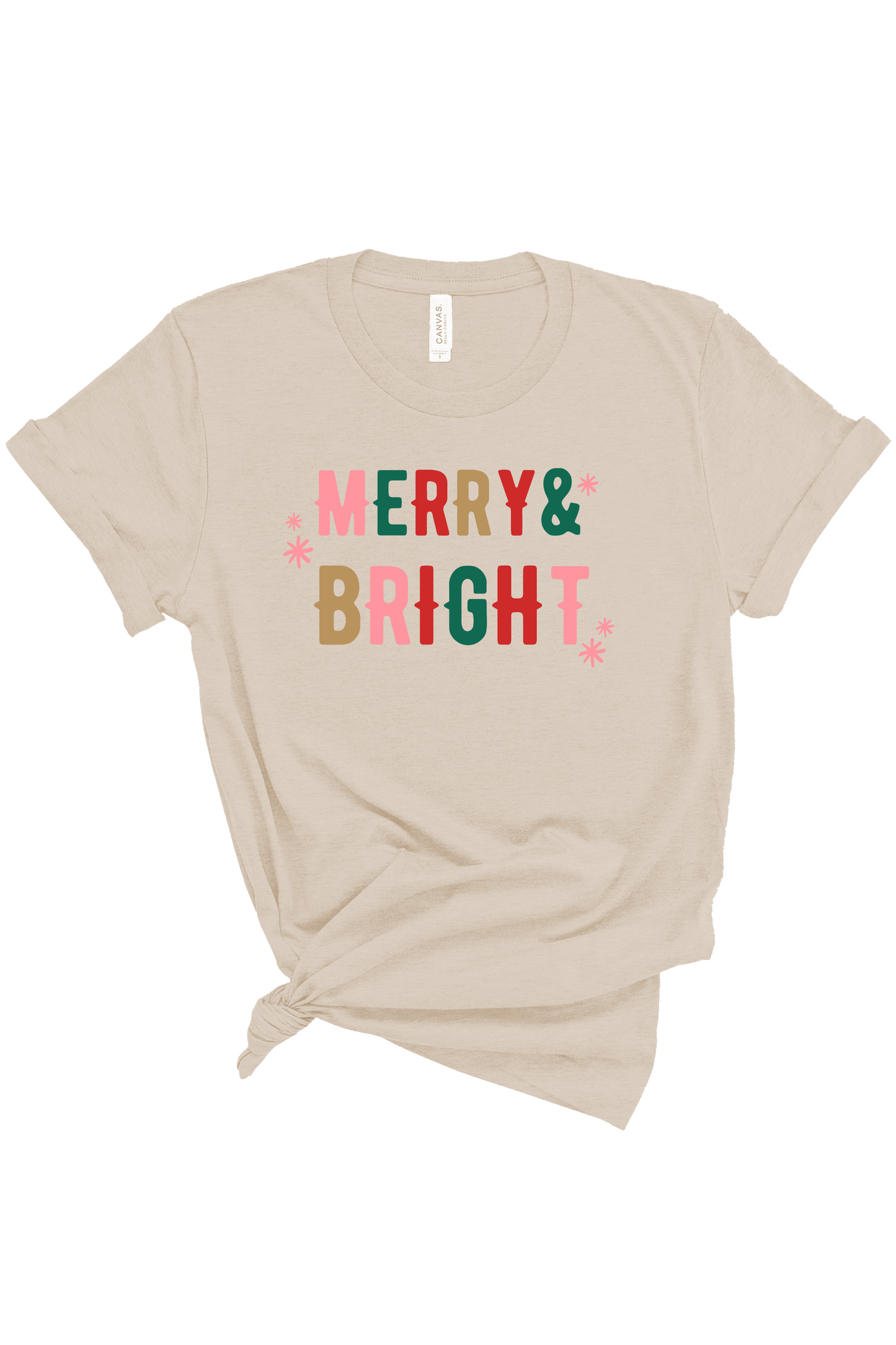 Merry + Bright | Adult Tee-Adult Tee-Sister Shirts-Sister Shirts, Cute & Custom Tees for Mama & Littles in Trussville, Alabama.