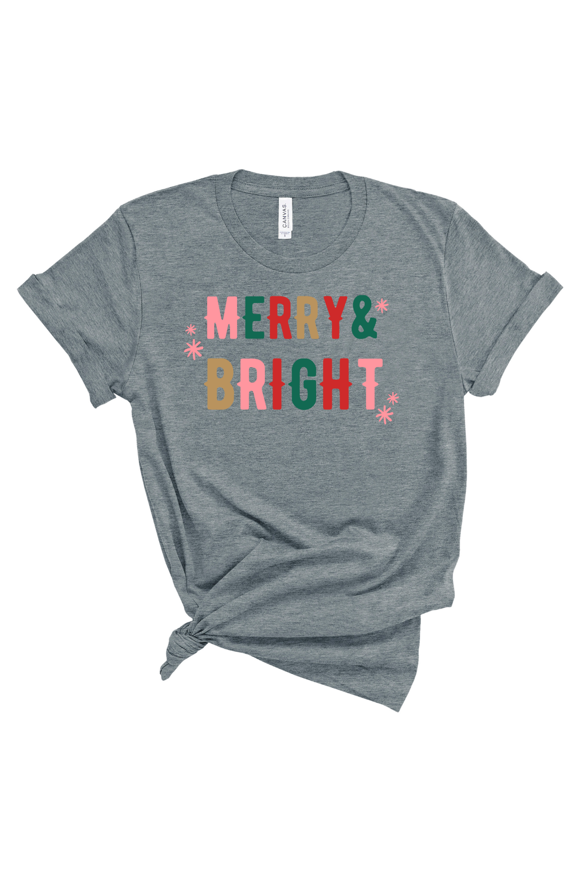 Merry + Bright | Adult Tee-Adult Tee-Sister Shirts-Sister Shirts, Cute & Custom Tees for Mama & Littles in Trussville, Alabama.