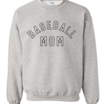 Baseball Mom | Adult Crewneck-Women - Tops - Crewnecks-Sister Shirts-Sister Shirts, Cute & Custom Tees for Mama & Littles in Trussville, Alabama.