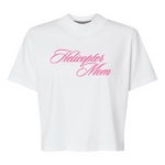 Helicopter Mom | Mom Crop-Womens - Tops - Tees-Sister Shirts-Sister Shirts, Cute & Custom Tees for Mama & Littles in Trussville, Alabama.