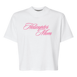 Helicopter Mom | Mom Crop-Womens - Tops - Tees-Sister Shirts-Sister Shirts, Cute & Custom Tees for Mama & Littles in Trussville, Alabama.