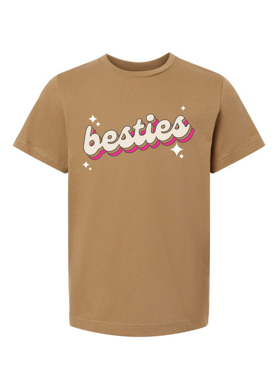 Besties | Adult Tee-Adult Tee-Sister Shirts-Sister Shirts, Cute & Custom Tees for Mama & Littles in Trussville, Alabama.