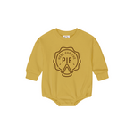 Here for the Pie | Sweatshirt Bubble Romper | RTS-Baby-Sister Shirts-Sister Shirts, Cute & Custom Tees for Mama & Littles in Trussville, Alabama.