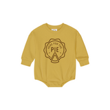 Here for the Pie | Sweatshirt Bubble Romper | RTS-Baby-Sister Shirts-Sister Shirts, Cute & Custom Tees for Mama & Littles in Trussville, Alabama.
