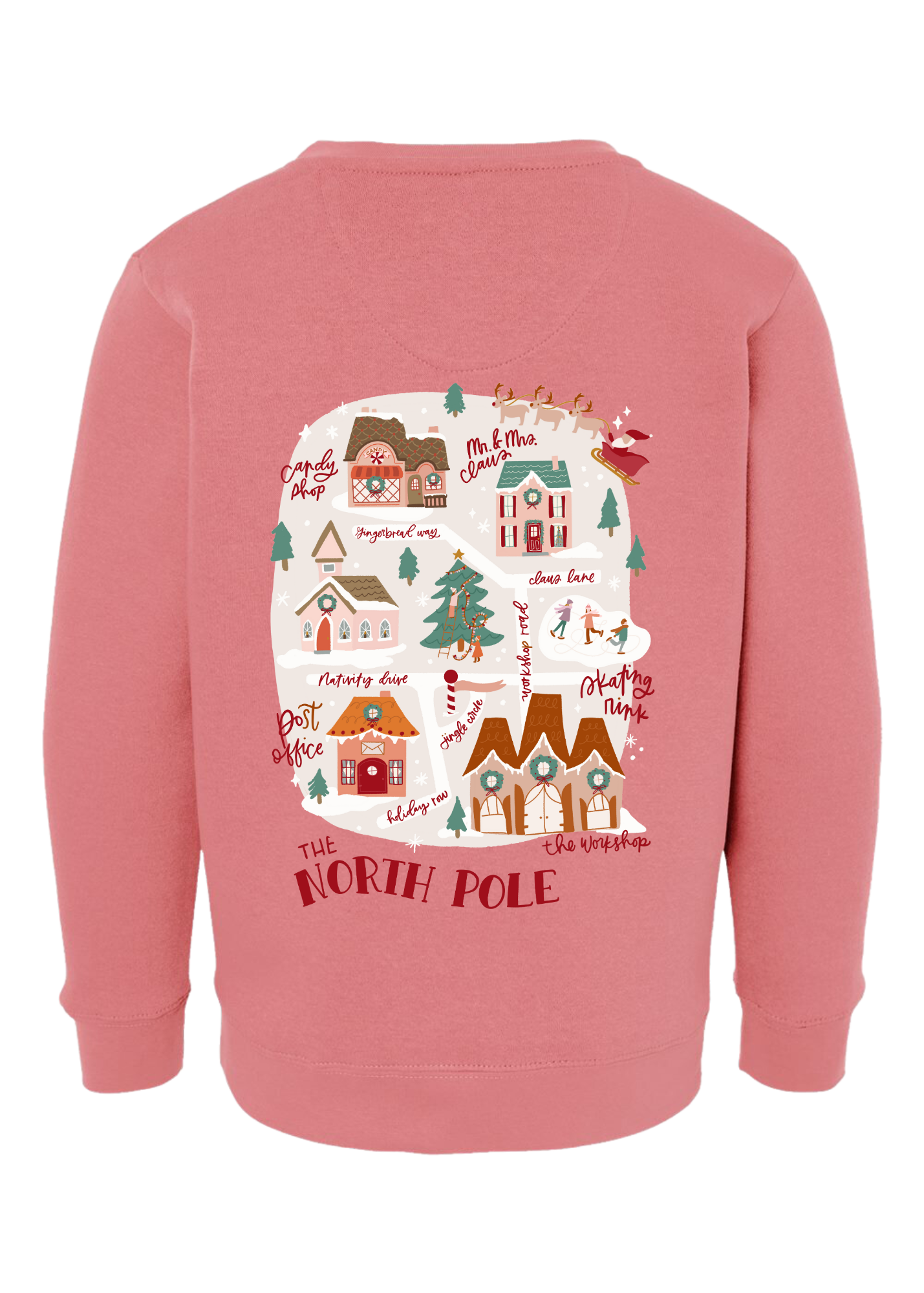 Whimsical North Pole | Adult Pullover-Adult Pullover-Sister Shirts-Sister Shirts, Cute & Custom Tees for Mama & Littles in Trussville, Alabama.