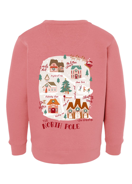 Whimsical North Pole | Youth Pullover-Sister Shirts-Sister Shirts, Cute & Custom Tees for Mama & Littles in Trussville, Alabama.