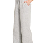 Off Duty Wide Leg Fleece Pants-Womens - Bottoms - Sweatpants-Sister Shirts-Sister Shirts, Cute & Custom Tees for Mama & Littles in Trussville, Alabama.
