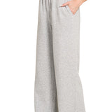 Off Duty Wide Leg Fleece Pants-Womens - Bottoms - Sweatpants-Sister Shirts-Sister Shirts, Cute & Custom Tees for Mama & Littles in Trussville, Alabama.