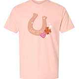Love + Luck Horseshoe | Adult Tee | RTS-Adult Tee-Sister Shirts-Sister Shirts, Cute & Custom Tees for Mama & Littles in Trussville, Alabama.