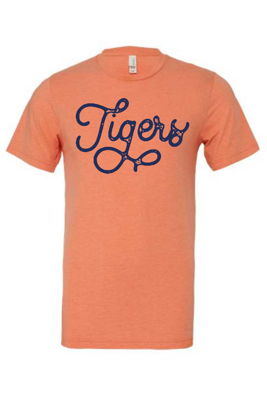 Tigers Stamped Gameday | Adult Tee-Adult Tee-Sister Shirts-Sister Shirts, Cute & Custom Tees for Mama & Littles in Trussville, Alabama.