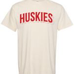 Huskies Wire Frame | Adult Tee-Womens - Tops - Tees-Sister Shirts-Sister Shirts, Cute & Custom Tees for Mama & Littles in Trussville, Alabama.