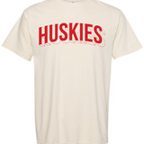 Huskies Wire Frame | Adult Tee-Womens - Tops - Tees-Sister Shirts-Sister Shirts, Cute & Custom Tees for Mama & Littles in Trussville, Alabama.