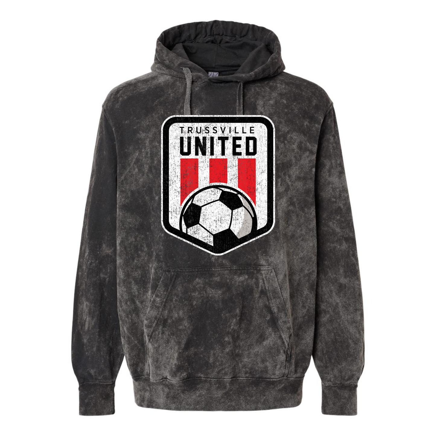 Trussville United Distressed | Adult Mineral Wash Hoodie | RTS