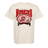 Vintage Huskies Football | Adult Tee-Sister Shirts-Sister Shirts, Cute & Custom Tees for Mama & Littles in Trussville, Alabama.