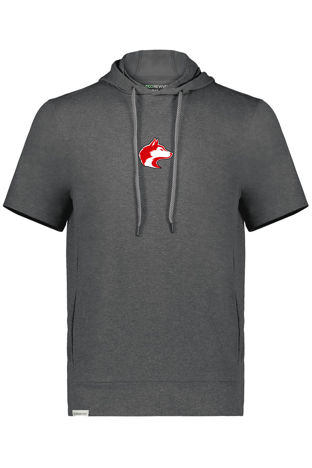 Husky Head Minimal | Adult Short Sleeve Performance Hoodie | RTS-Performance Hoodie-Sister Shirts-Sister Shirts, Cute & Custom Tees for Mama & Littles in Trussville, Alabama.