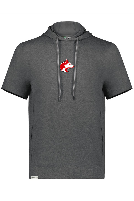 Husky Head Minimal | Adult Short Sleeve Performance Hoodie | RTS-Performance Hoodie-Sister Shirts-Sister Shirts, Cute & Custom Tees for Mama & Littles in Trussville, Alabama.