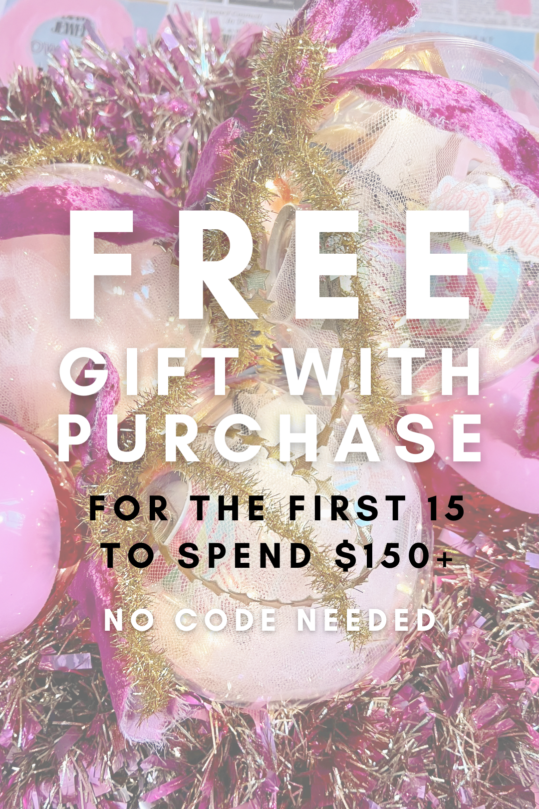 MADE TO BE MERRY PINK FRIDAY ORNAMENT-Sister Shirts-Sister Shirts, Cute & Custom Tees for Mama & Littles in Trussville, Alabama.