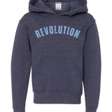 Revolution Distressed Arch | Youth Hoodie-Youth - Tops - Sweatshirts-Sister Shirts-Sister Shirts, Cute & Custom Tees for Mama & Littles in Trussville, Alabama.