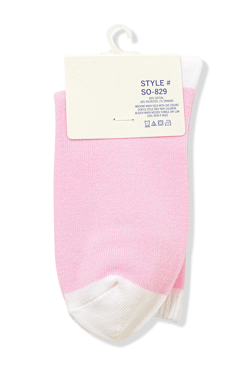 Gingerbread Crew Socks in Pink-Women - Accessories - Socks-Zenana-Sister Shirts, Cute & Custom Tees for Mama & Littles in Trussville, Alabama.