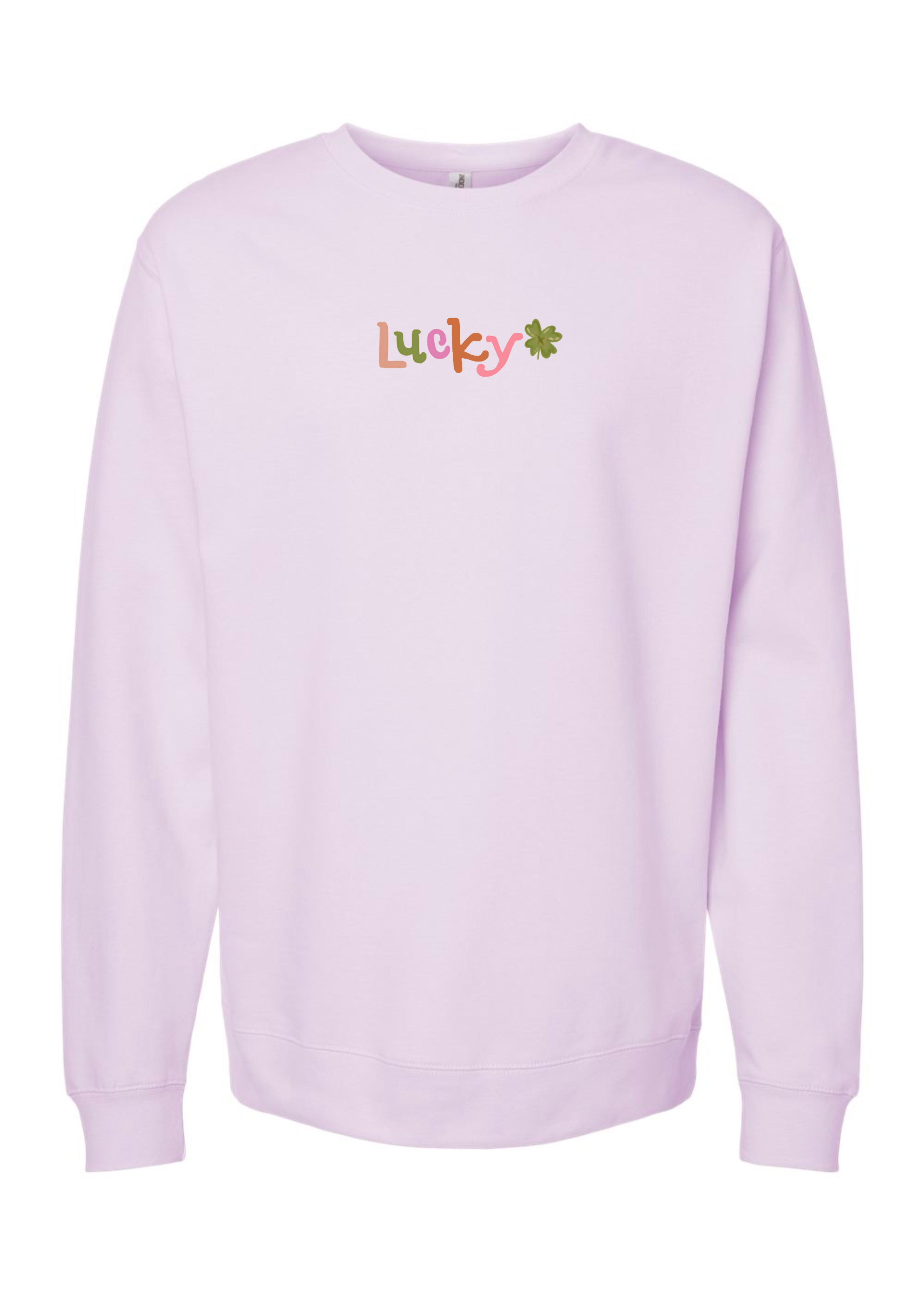 Lucky Minimal | Adult Crewneck | RTS-Adult Crewneck-Sister Shirts-Sister Shirts, Cute & Custom Tees for Mama & Littles in Trussville, Alabama.