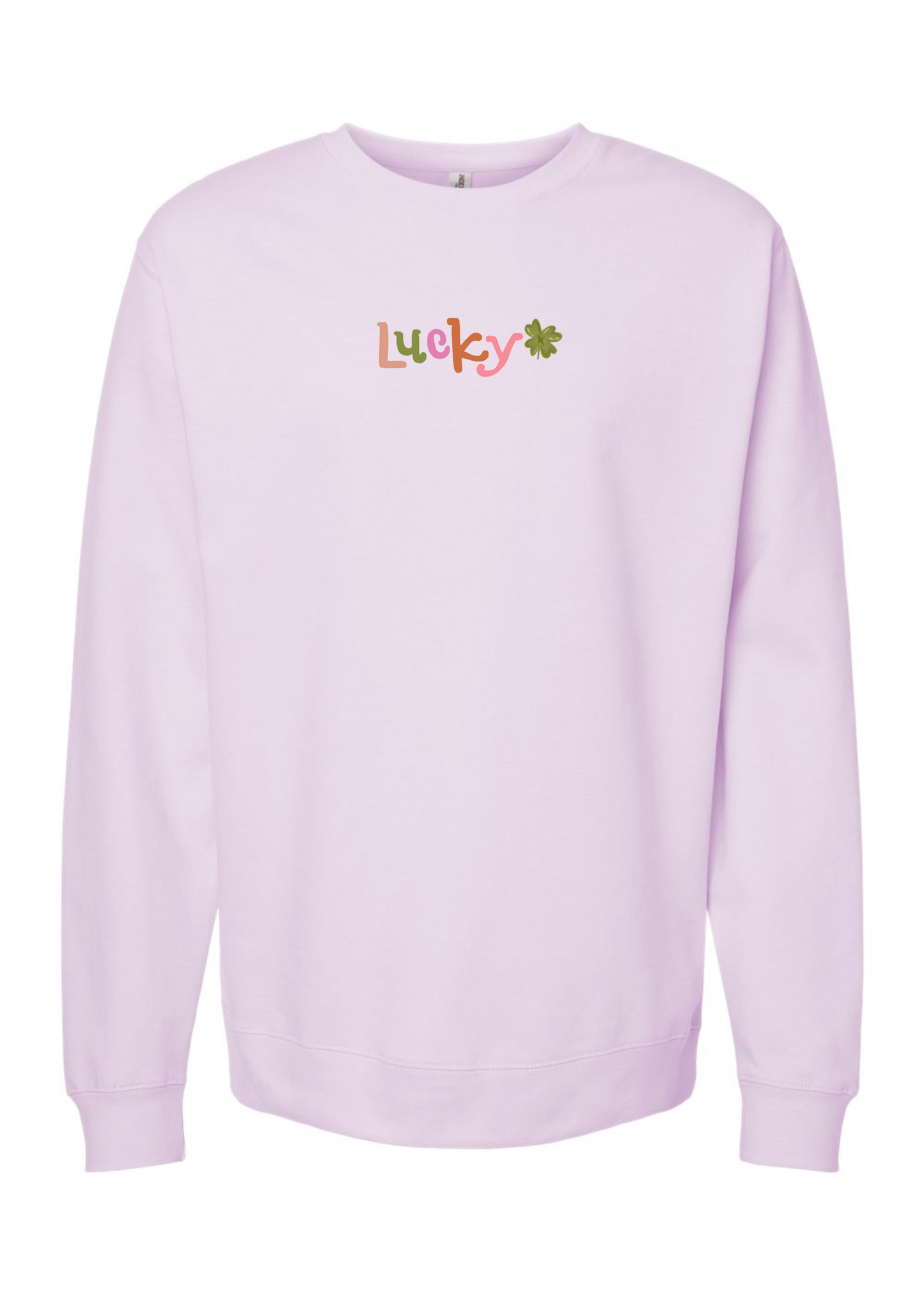 Lucky Minimal | Adult Crewneck | RTS-Adult Crewneck-Sister Shirts-Sister Shirts, Cute & Custom Tees for Mama & Littles in Trussville, Alabama.