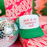 Put It On Santas Tab | Trucker Hat-Sister Shirts-Sister Shirts, Cute & Custom Tees for Mama & Littles in Trussville, Alabama.