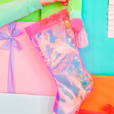 Christmas Stocking | Iridescent Pink-Sister Shirts-Sister Shirts, Cute & Custom Tees for Mama & Littles in Trussville, Alabama.