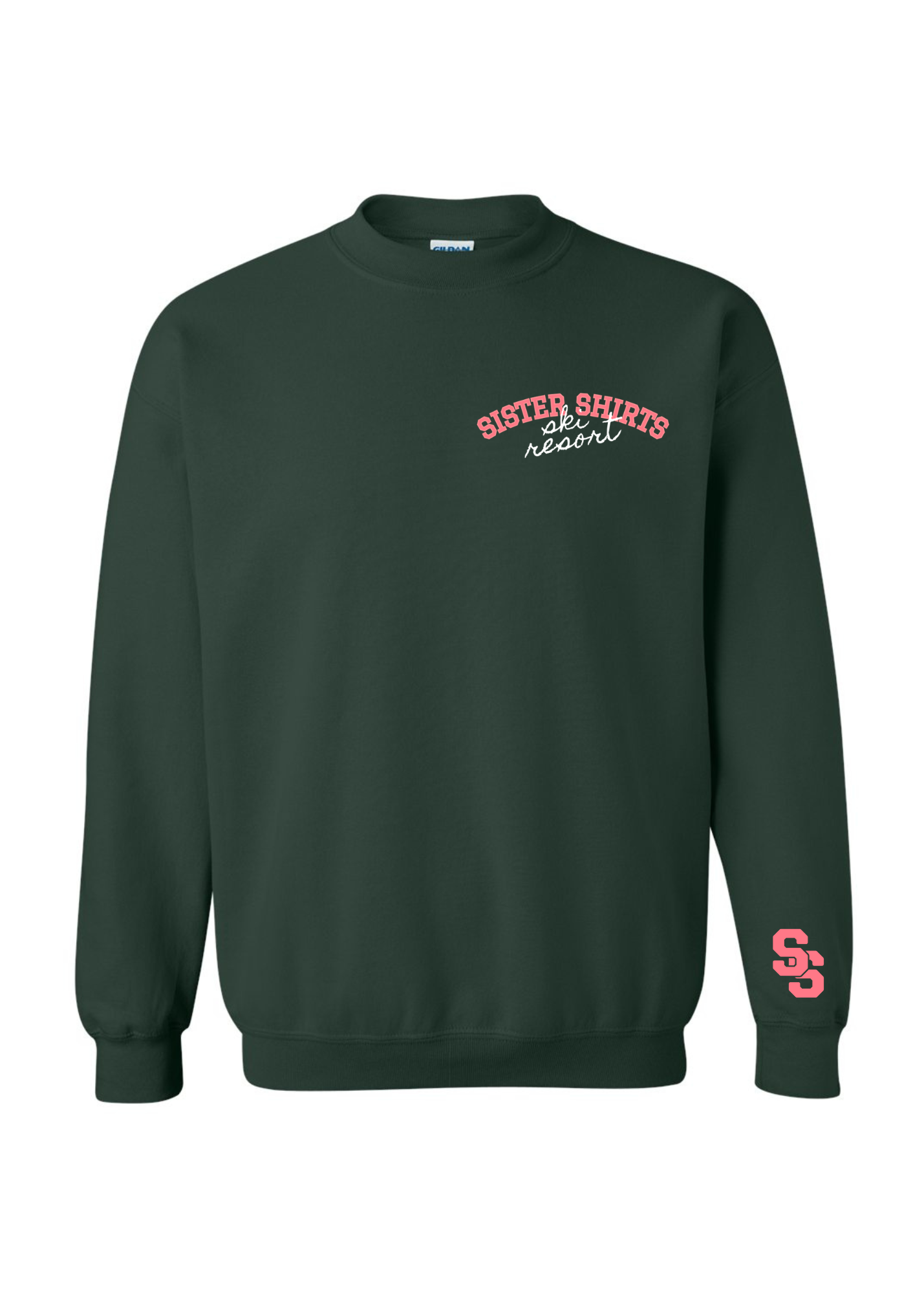 Ski Resort | Adult Crewneck-Women - Tops - Crewnecks-Sister Shirts-Sister Shirts, Cute & Custom Tees for Mama & Littles in Trussville, Alabama.