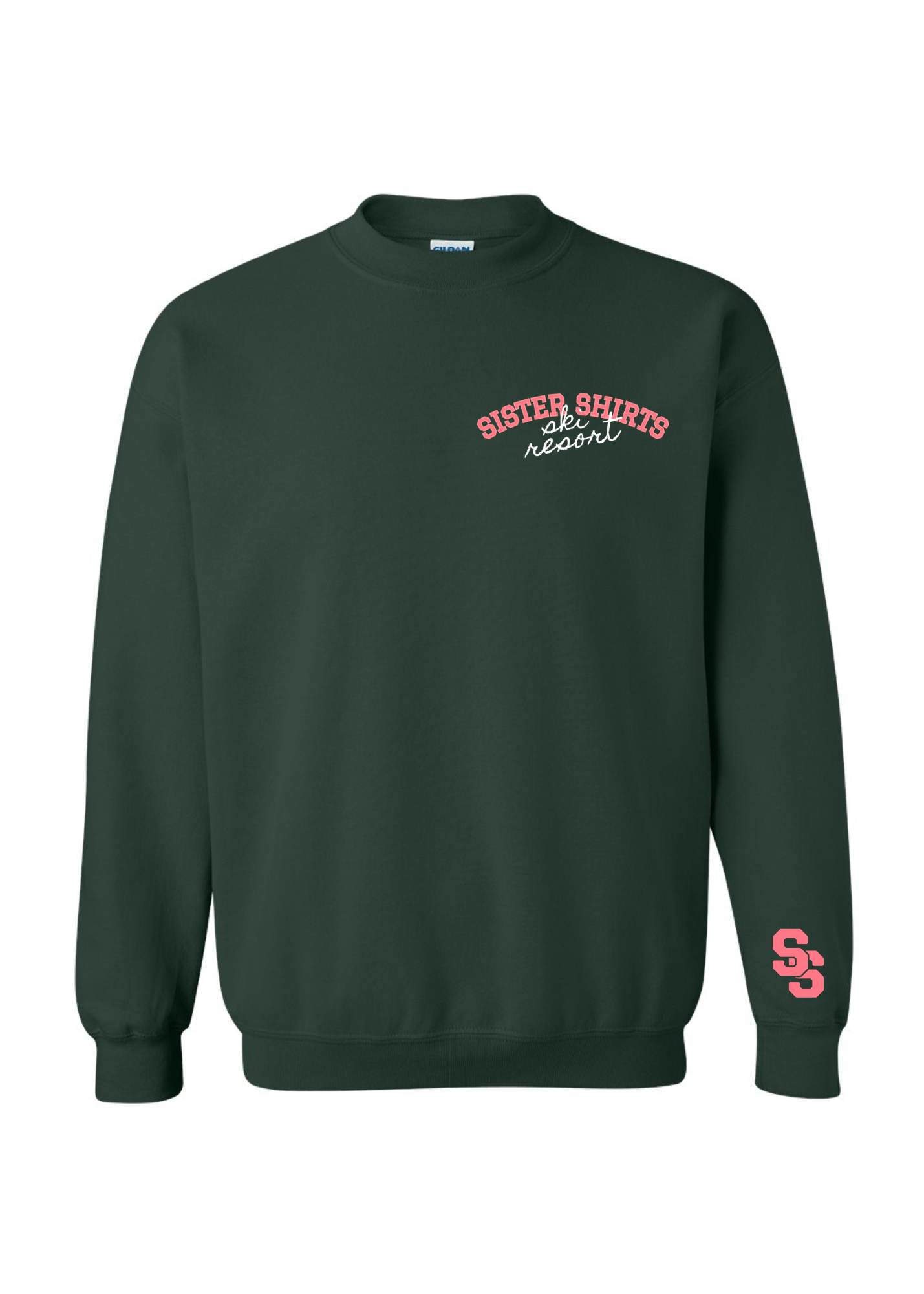 Ski Resort | Adult Crewneck-Sister Shirts-Sister Shirts, Cute & Custom Tees for Mama & Littles in Trussville, Alabama.