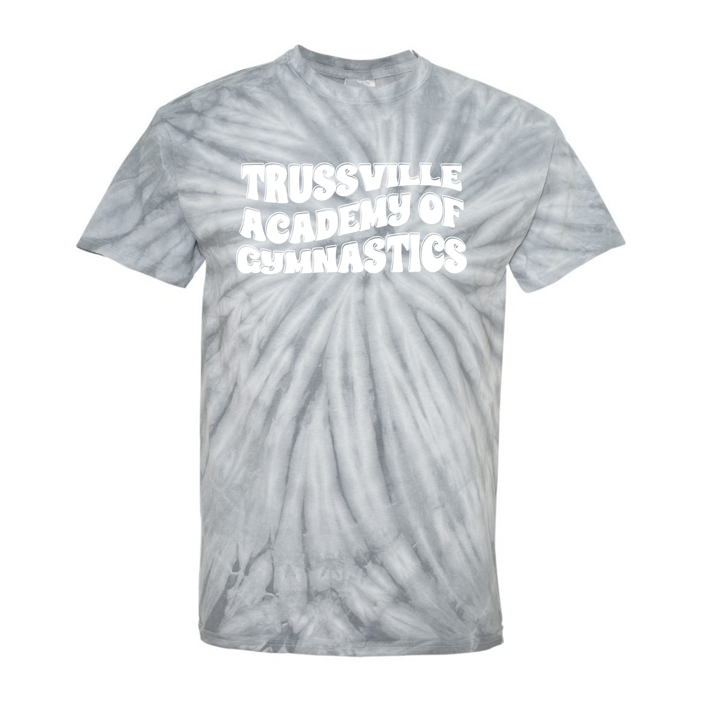 Groovy Trussville Academy of Gymnastics | Adult Tie Dye Tee-Sister Shirts-Sister Shirts, Cute & Custom Tees for Mama & Littles in Trussville, Alabama.