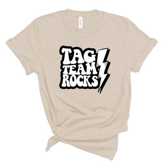 TAG Team Rocks | Adult Tee-Sister Shirts-Sister Shirts, Cute & Custom Tees for Mama & Littles in Trussville, Alabama.