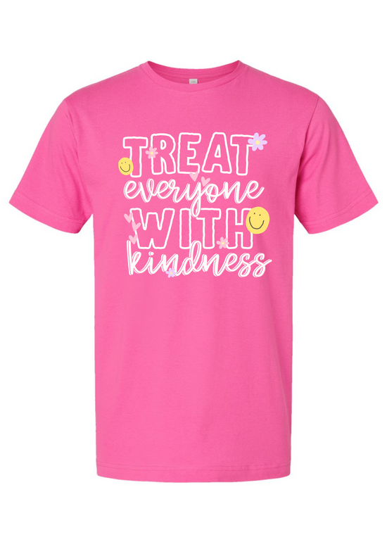 Treat Everyone With Kindness | Adult Tee-Adult Tee-Sister Shirts-Sister Shirts, Cute & Custom Tees for Mama & Littles in Trussville, Alabama.