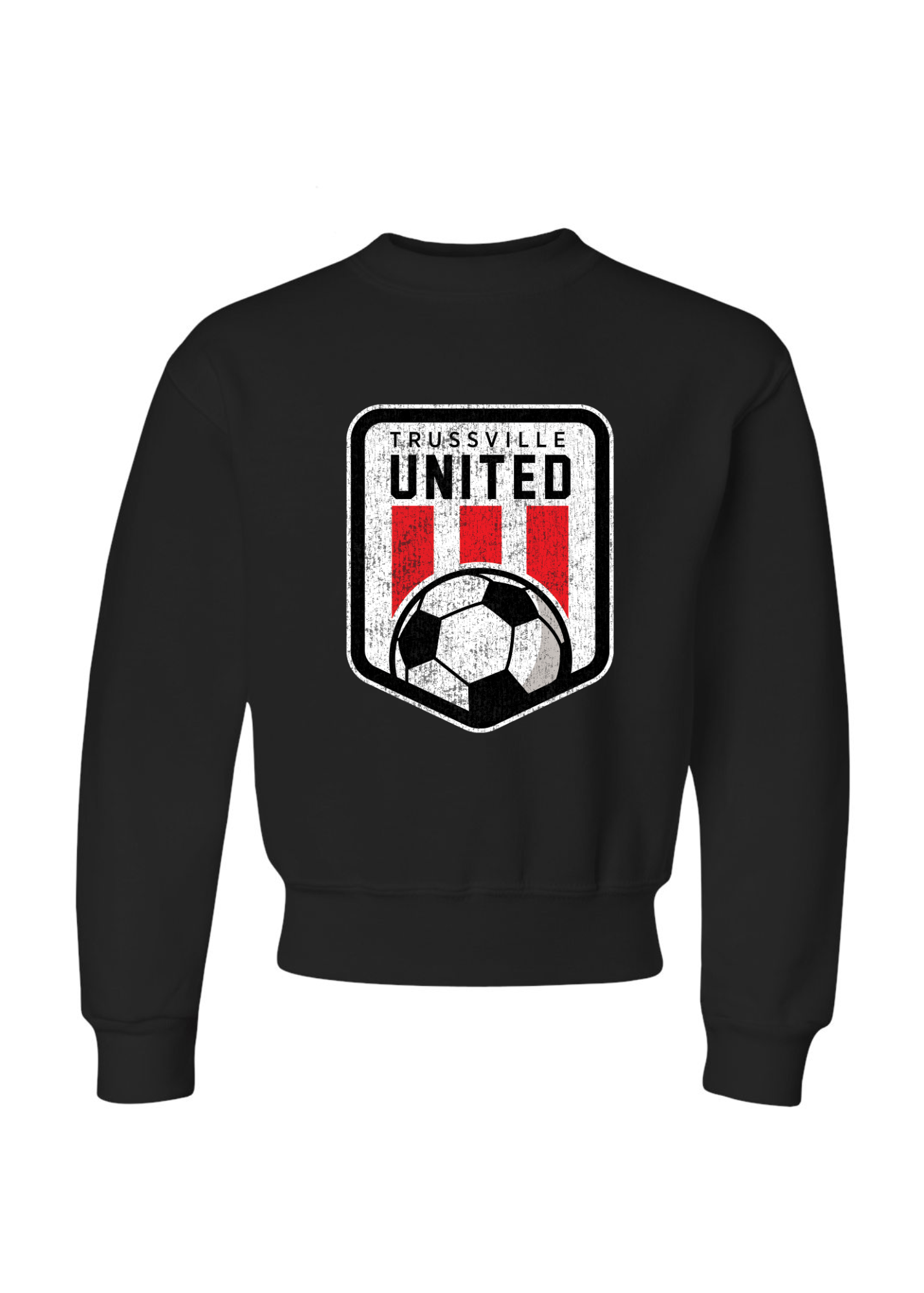 Trussville United Distressed | Kids Crewneck | RTS-Kids Crewneck-Sister Shirts-Sister Shirts, Cute & Custom Tees for Mama & Littles in Trussville, Alabama.