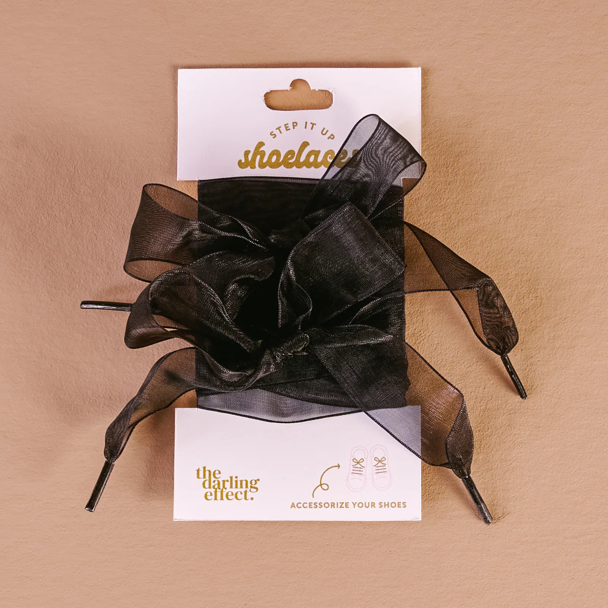 Step It Up Shoelaces | Black-Women - Shoes-The Darling Effect-Sister Shirts, Cute & Custom Tees for Mama & Littles in Trussville, Alabama.