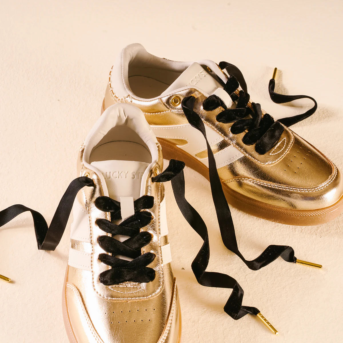 Step It Up Shoelaces | Black Velvet-Women - Shoes-The Darling Effect-Sister Shirts, Cute & Custom Tees for Mama & Littles in Trussville, Alabama.