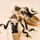 Step It Up Shoelaces | Black Velvet-Women - Shoes-The Darling Effect-Sister Shirts, Cute & Custom Tees for Mama & Littles in Trussville, Alabama.