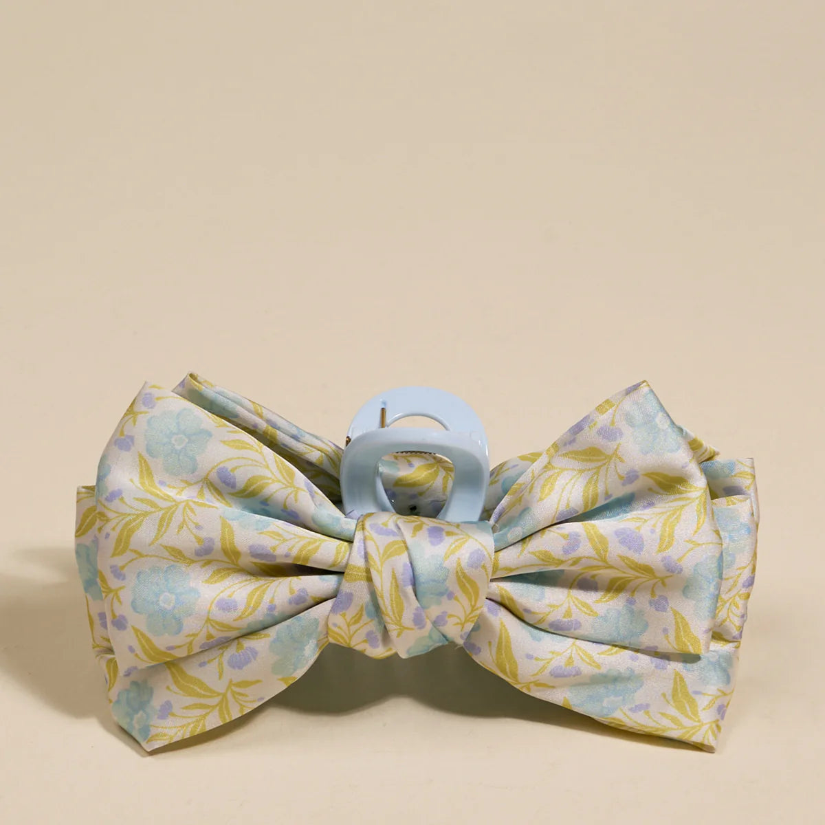 Poppin' Petals Aqua Satin Bow Claw Clip-Women - Accessories - Hair-The Darling Effect-Sister Shirts, Cute & Custom Tees for Mama & Littles in Trussville, Alabama.