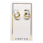Ada Hoop in Gold | Linny Co-Women - Jewelry - Earrings-Linny Co-Sister Shirts, Cute & Custom Tees for Mama & Littles in Trussville, Alabama.