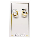 Ada Hoop in Gold | Linny Co-Women - Jewelry - Earrings-Linny Co-Sister Shirts, Cute & Custom Tees for Mama & Littles in Trussville, Alabama.
