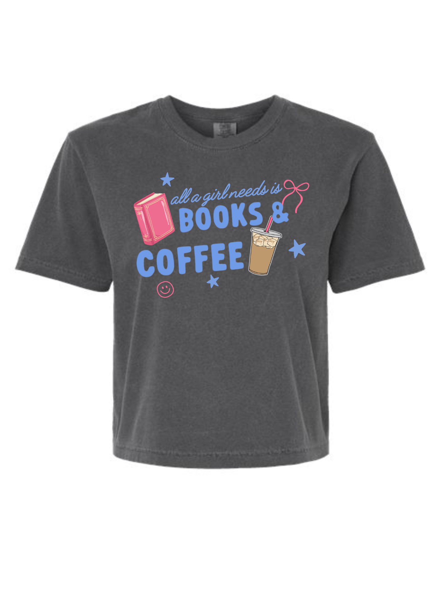 All a Girl Needs | Adult Boxy Tee | RTS-Womens - Tops - Tees-Sister Shirts-Sister Shirts, Cute & Custom Tees for Mama & Littles in Trussville, Alabama.