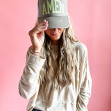 Can I Get an Amen? in Tan | Adult Trucker Hat-Women - Accessories - Hats-Sister Shirts-Sister Shirts, Cute & Custom Tees for Mama & Littles in Trussville, Alabama.