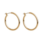 Gold Halo Hoop Earrings | Medium Everyday Hoops-Women - Jewelry - Earrings-Nickel and Suede-Sister Shirts, Cute & Custom Tees for Mama & Littles in Trussville, Alabama.