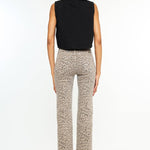 Leopard Lane | High Rise Straight Jeans-Women - Bottoms - Pants-Kan Can USA-Sister Shirts, Cute & Custom Tees for Mama & Littles in Trussville, Alabama.