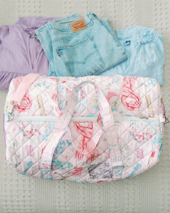 Taylor Swift Quilted Duffel-Bags-Gracefully Made Art-Sister Shirts, Cute & Custom Tees for Mama & Littles in Trussville, Alabama.