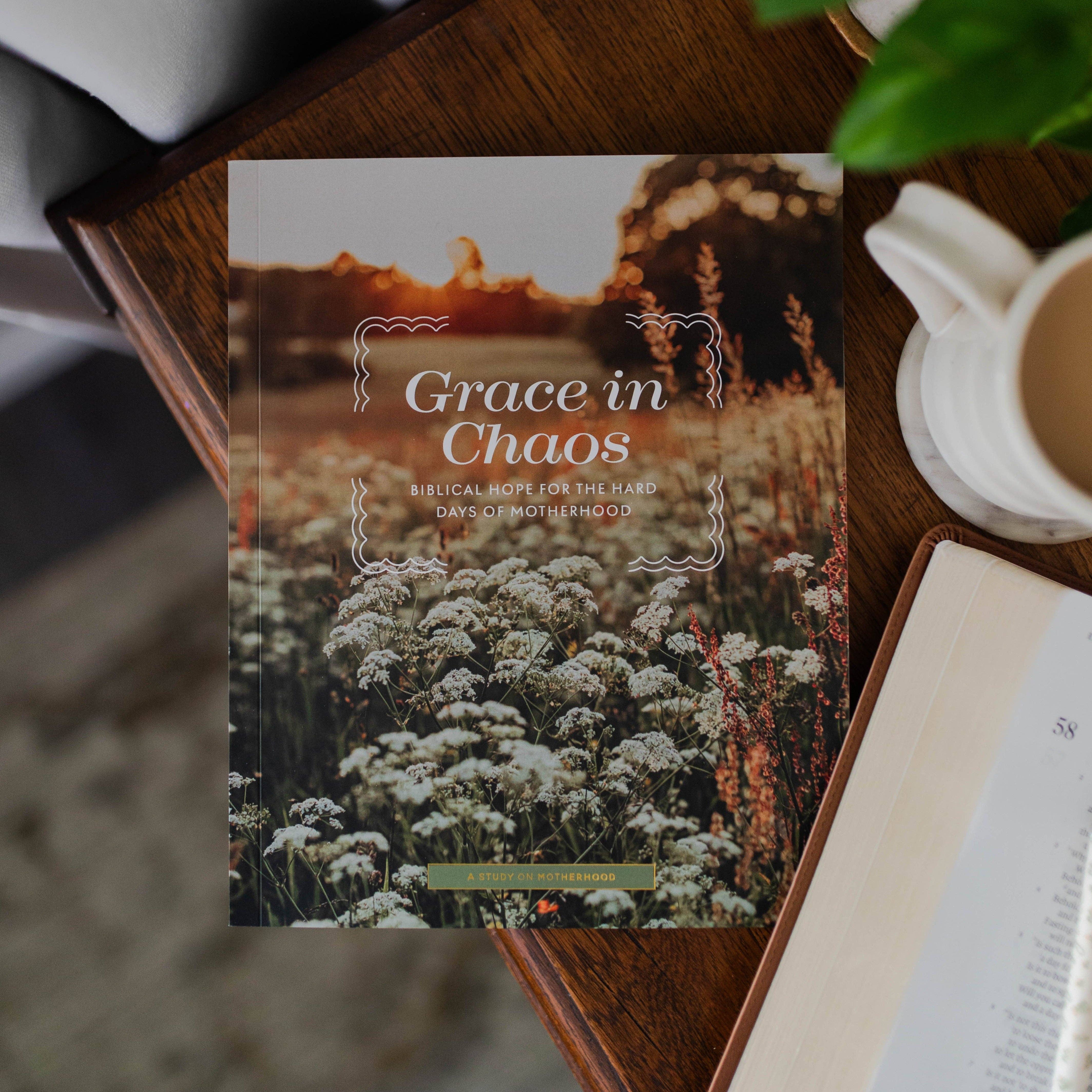 Grace in Chaos | Biblical Hope for the Hard Days of Motherhood-Home - Stationery - Books-The Daily Grace Co-Sister Shirts, Cute & Custom Tees for Mama & Littles in Trussville, Alabama.